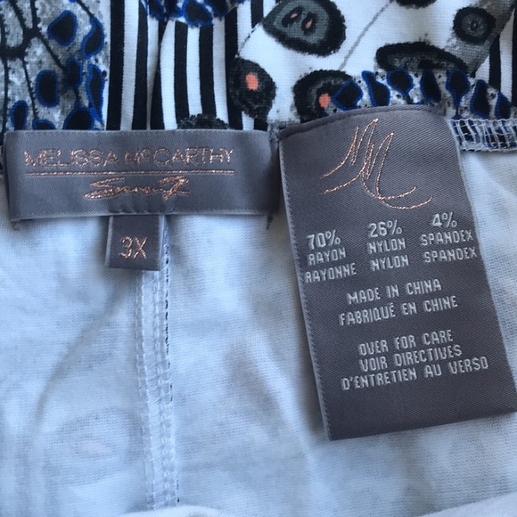 Melissa McCarthy seven7 butterfly print pencil midi skirt size 3X - Picture 9 of 9